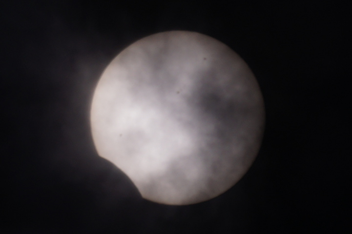 金環日食 08:53