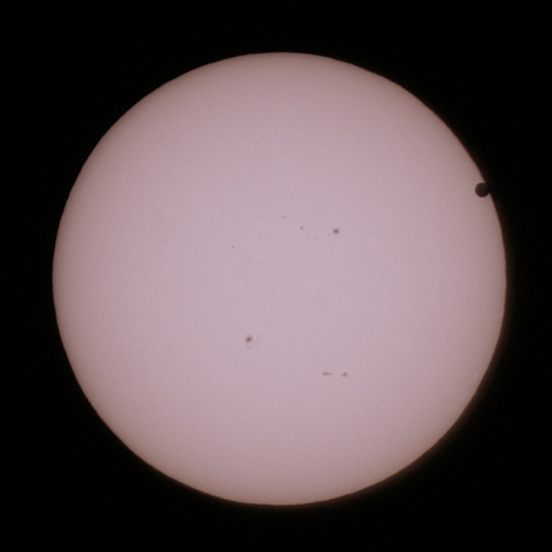 金星の太陽面通過 13:31